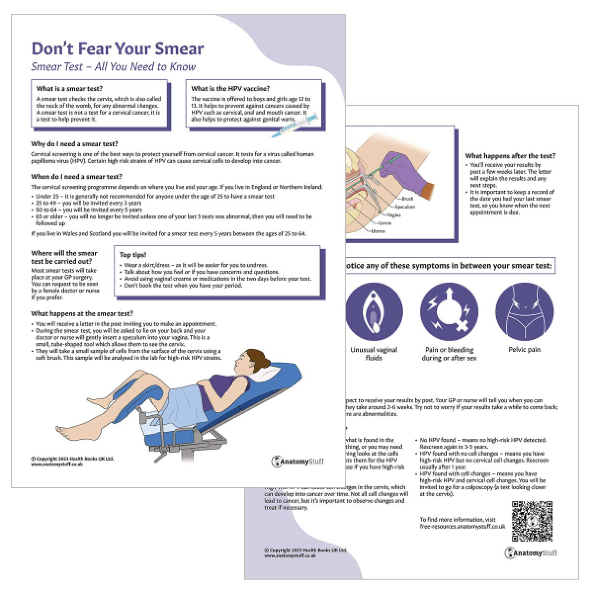 Dont Fear the Smear Printable PDFs